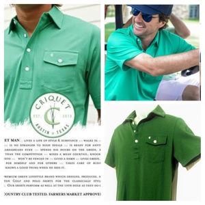 CRIQUET Organic Cotton The Players Shirt Golf S